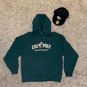 Cal Poly Hoodie and Hat